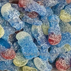 Schtroumpfs excellents bonbons de la marque Haribo - Version acidulée Pik (bonbons qui piquent).