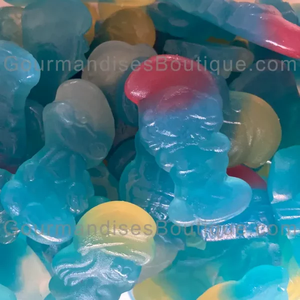 Schtroumps (Haribo) bonbons lisses fruités - Version Belges-excellent-trop-bon.
