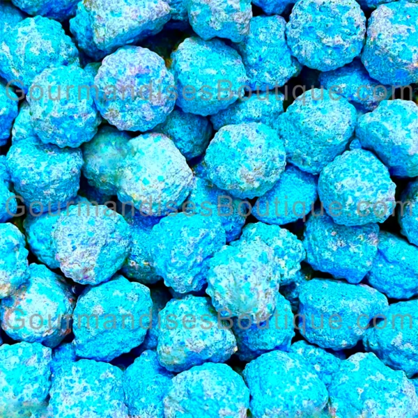 Hitschies Boule De Dragon Bleue Framboise - Bonbon acidulé/citrique délicieux.
