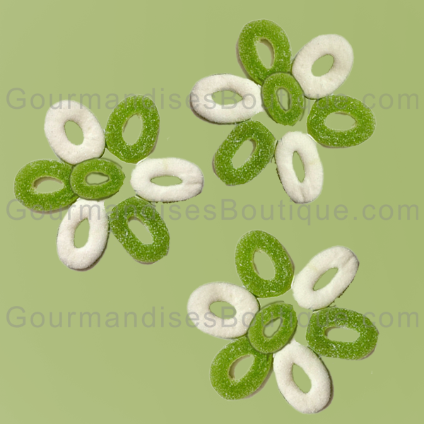 Annaux bonbon saveur pomme - Sucrerie marque Trolli qualité et saveur.