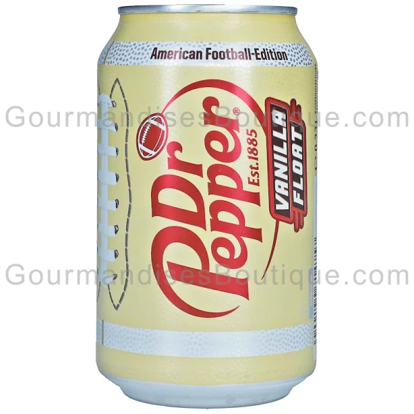 Dr Pepper Vanilla Float - Soda canette edition limitée American Football.