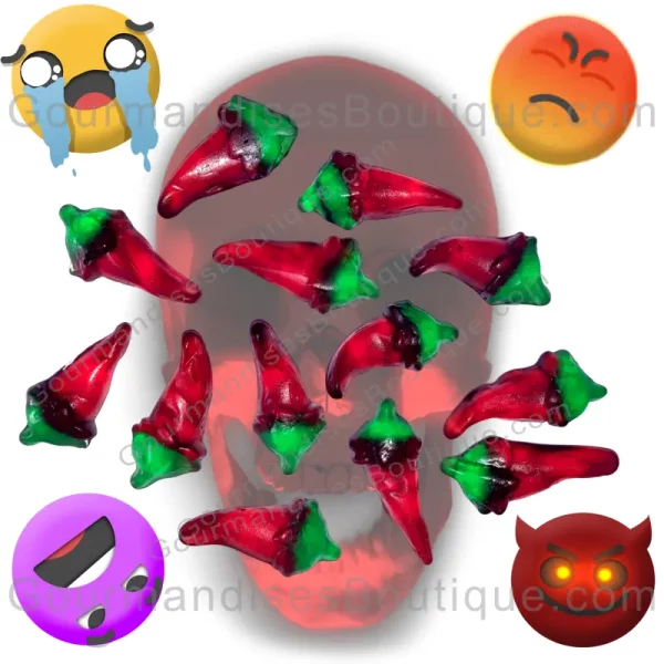 Bonbon Pimant (marque Fini) ultra-piquant - Bonbon hard/bizzare.