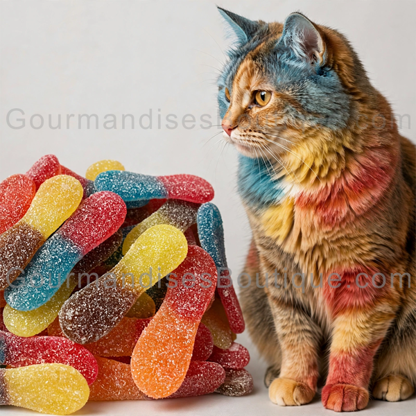 Langue De Chat Haribo Acide Multigout - Bonbon acide/citrique.