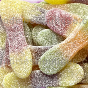 Langue De Chat Acidulée fruitée (goût fruits) - Bonbon acide lutti multifruit.