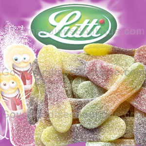 Langue De Chat Acidulée fruitée (goût fruits) - Bonbon acide lutti multifruit.