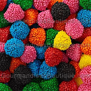 Burmar Bonbon Acidulé Astéroïde citrique - Friandise multigoût délicieuse.