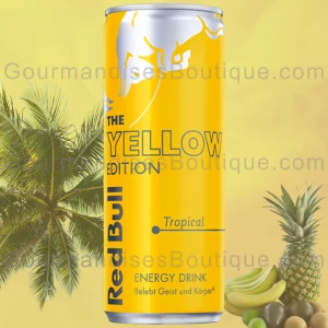 Red Bull Tropical Energy Drink - Boisson fruitée et vitaminiée.