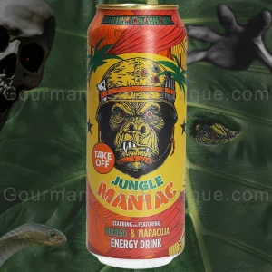 Energy Drink Take Off Jungle Maniac - Boisson mango maracuja très bonne/excellente (trop bonne).