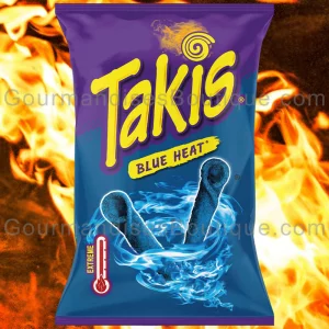 Takis Blue Heat chips mexicaines - Snack bleu fort très piquant et délicieux.