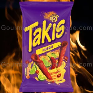 Takis Fuego est une chips mexicaine excellente d'une marque espagnole - Snack très forte et délicieuse.