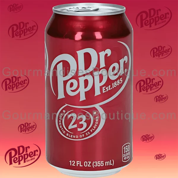 Dr Pepper Original/Classis USA - le vrai soda (boisson) des États-Unis.