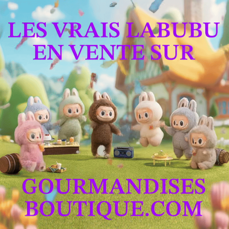 Labubu Exctiting Macaron Pop Mart vrai/authentique - Porte-clé viral, succès énorme.