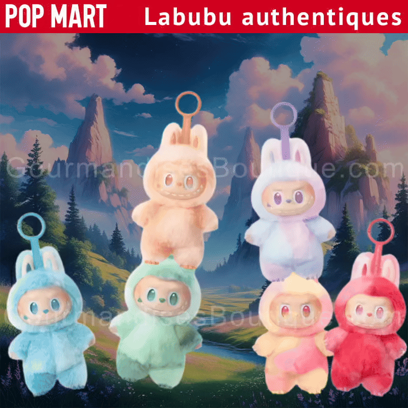 Labubu Pop Mart vrai/authentique - Porte-clé viral, succès énorme.