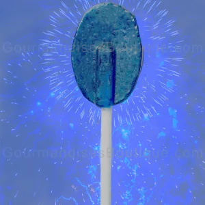 Sucette Bleue Fruitée Holland Foodz - Sucrerie/bonbon tâche langue.
