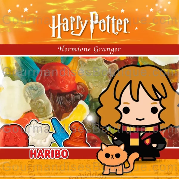Bonbon Harry Potter Haribo Hermione Granger - Confiserie des films magicien délicieuse lisse.