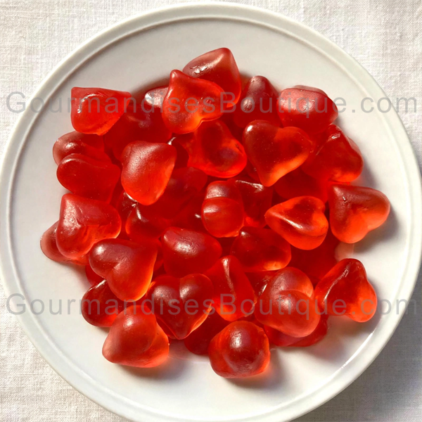 Bonbon trop bon/excellent à la cerise - Joli Petit Coeur Lisse.