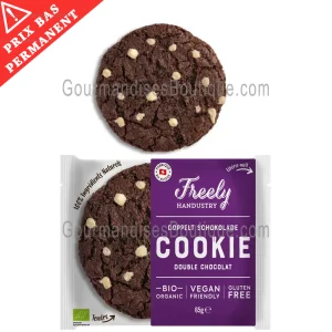 Délicieux cookie artisanal au chocolat, bio et naturel - Biscuit sans lactose/gluten (Freely marque genevoise).