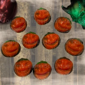 Bonbon Citrouille/Courge délicieusement fruitée pour Halloween ou durant toute l'année - Sucrerie marque Vidal Pumpkin.