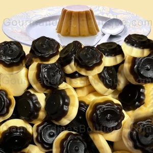 Bonbon Flanbotti/Flan de Haribo - Confiserie (gourmandise) lisse goût caramel délicieux, agréable à mâcher et pas chère.