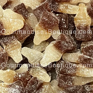 Bonbon Cola Mistral Sucré/Acidulé (version Bouteille Happy Cola Pik de Haribo) - Confiserie acide agréable à mâcher trop bonne.