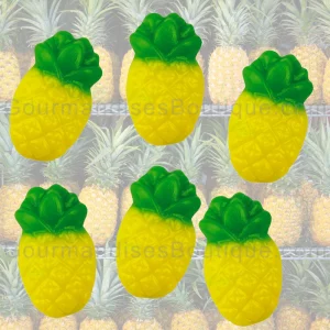 Délicieux bonbon Ananas (marque Jake) pas cher - Confiserie Halal, végane, sans lactose/gluten.