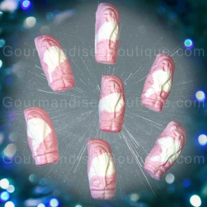 Bonbon/Guimauve Père-Noël / Saint Nicolas (Santa Claus) - Confiserie fêtes de fin d'année délicieusement fruitée.