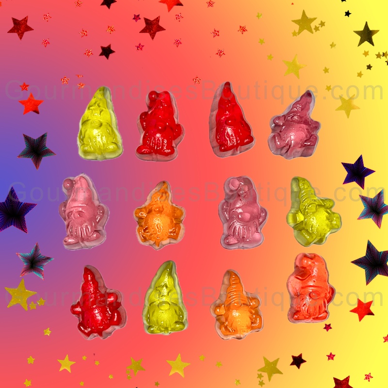 Bonbons Lutins de Noël - Confiseries lisses et fruitées (fêtes de fin d'année).