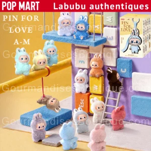 Labubu Pin For Love The Monster - Pop mart A-M vraie figurine fiable.