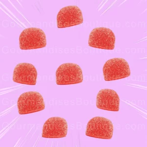 Bonbon sans sucre saveur fraise (perle) - Confiserie idéale pour régime sans ce privé.