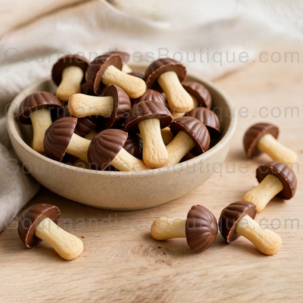 Biscuit Chanmpignon Chocolat - Confiserie artisanal criquante d'Italie.