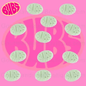 Délicieux Bubs à la poire de suède – Bonbon suédois lisse en format mini-ovale.