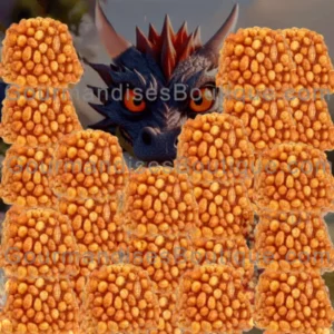 Bonbon Burmar épicé unique perlé lisse qui poique un peu - Astéroïde Dragonide confiserie.