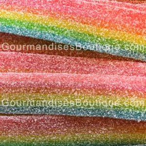 Bonbon Lasagne/Bandos Multifruit Sans Gluten (sans lactose) - Confiserie de la marque Fini (nostalgie de notre enfance).