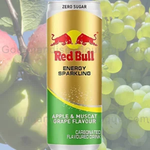 Red Bull asiatique raisin pomme - Drink import apple/muscat grape - Cette boisson est rare en Suisse.