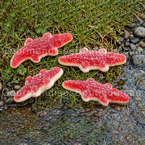 Bonbon Fraise Crocodile Acide - Délicieuse gourmandise citrique.