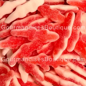 Bonbon Fraise Crocodile Citrique/Acidulé - Délicieuse confiserie acide. Une alternative Halal au Croco (HariboI).