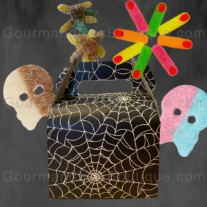 Halloween dans une box acidulé unique qui fait peur de rire - Bonbon d'Halloween et Bubs citrique/acide, des prix en suisse pas chers - Pour une soirée entre amis ou offrir en cadeaux.
