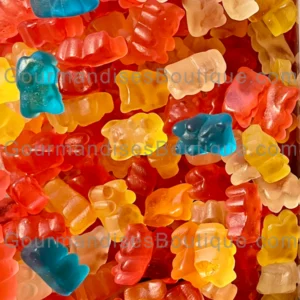 Bonbon Sans Sucre Fruité et lisse - Confiserie Ours Multifruit pour les personnes qui font attention à leur poids ou qui ne peivent pas manger du cucre.