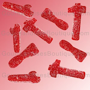 Bonbon Outils Ultra-Acidulés (très acides) goût fraise - Une gourmandise/Friandise qui arrache (pique).