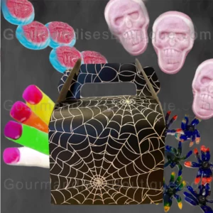 Bonbon/box lisse pas cher suisse Halloween - Confiserie peure pour rire.
