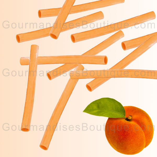 Câble Fourré Crème Pêche (bonbon doux et sucré) - Bonbon/confiserie lisse.