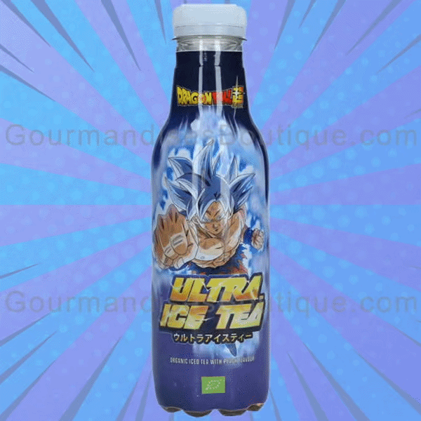 Dragon Ball Z Ice Tea - Thé Froid Bio Son Goku une boisson super cool avec une magnifique canette à collectionner.