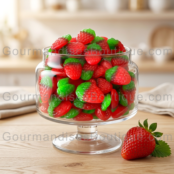 Bonbon Fraise Sauvage Lisse - Délicieuse confiserie.