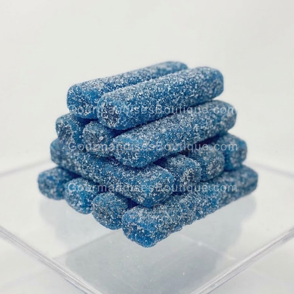 Frite XL Fruitée Acidulée - Un bonbons bleu délicieux.