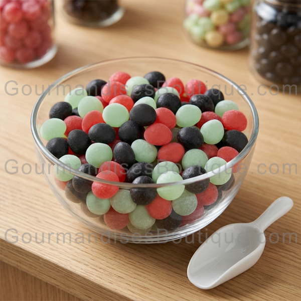 Fraizibus d'Haribo est un bonbon en trois couleurs délicieux - Confiserie multifruit/fruitée.